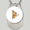 Bolso con flecos pintado a Mano – Mariposas – Moda mujer